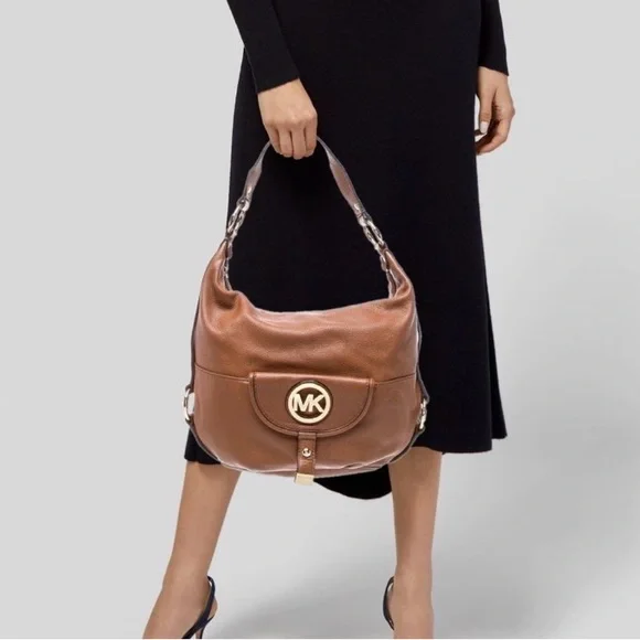 Michael Kors Leather Brown Hobo Bag - Picture 8 of 8